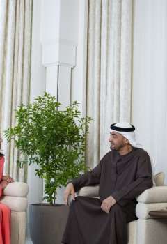 H.H Sheikh Mohamed bin Zayed Al Nahyan and Her Excellency Dr Delcy Rodríguez