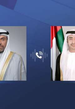 H.H. Sheikh Abdullah bin Zayed Al Nahyan & Abdullah Ali Al Yahya