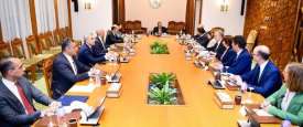 اجتماع الوزير المصري مع الوفد الفرنسي
