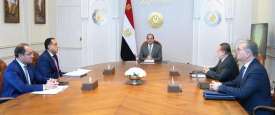 اجتماع السيسي مع المسؤولين