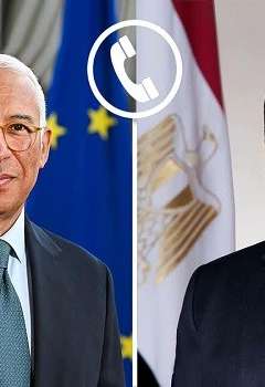 الرئيس السيسي ورئيس المجلس الأوروبي