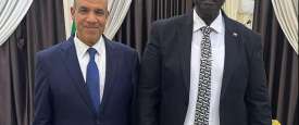 وزير خارجية مصر مع المسؤول السوداني