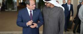 الشيخ محمد بن زايد والرئيس السيسي
