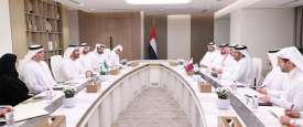 لقاء الوزيران الإماراتي والقطري