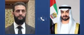 الشيخ محمد بن زايد وأحمد الشرع