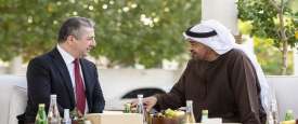 رئيس الإمارات ورئيس إقليم كردستان العراق