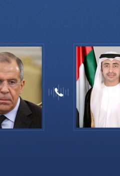 H.H. Sheikh Abdullah bin Zayed Al Nahyan & Sergey Lavrov