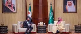 محمد بن سلمان وأحمد الشرع