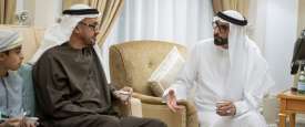الشيخ محمد بن زايد في منزل البواردي