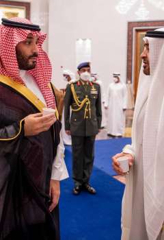 محمد بن زايد ومحمد بن سلمان