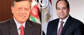 الرئيس السيسي والملك عبدالله
