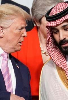 محمد بن سلمان ودونالد ترامب