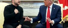 دونالد ترامب وفولوديمير زيلينسكي