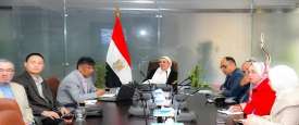 اجتماع وزيرة البيئة والشركة الصينية
