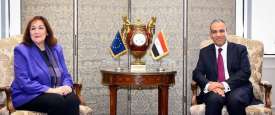 بدر عبدالعاطي ومفوضة الاتحاد الأوروبي