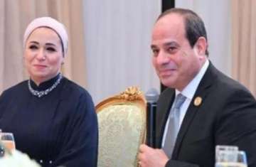 الرئيس عبد الفتاح السيسي وقرينته