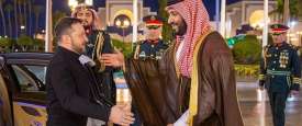 ولي العهد السعودي والرئيس الأوكراني