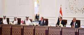 السيسي يلتقي ممثلي مجتمع الأعمال القطري
