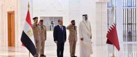 الرئيس السيسي والشيخ تميم بن حمد