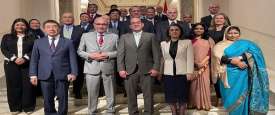 اجتماع وزير المالية مع سفراء آسيا