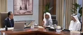 لقاء مدبولي مع رئيس مدن القابضة