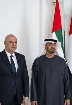 الرئيسان الإماراتي واللبناني