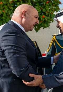 الشيخ محمد بن زايد وجوزاف عون