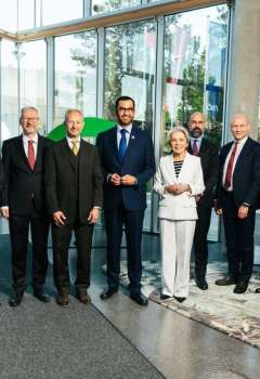 Dr. Sultan Al Jaber visits OMV headquarters in Austria