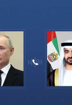 محمد بن زايد وفلاديمير بوتين