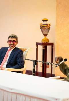 President of Uganda receives Abdullah bin Zayed