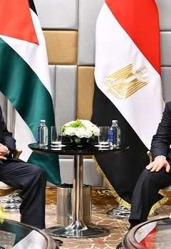 الرئيس السيسي ومحمود عباس