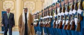 مراسم استقبال ولي عهد أبوظبي