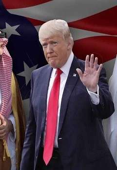 الشيخ محمد بن زايد وترامب ومحمد بن سلمان