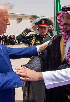 استقبل ولي العهد السعودي الرئيس دونالد ترامب