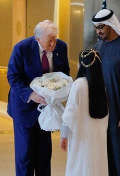محمد بن زايد ودونالد ترامب