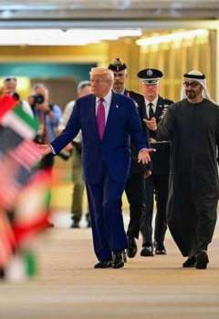 محمد بن زايد ودونالد ترامب