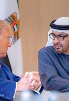 محمد بن زايد ودونالد ترامب