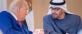 محمد بن زايد ودونالد ترامب