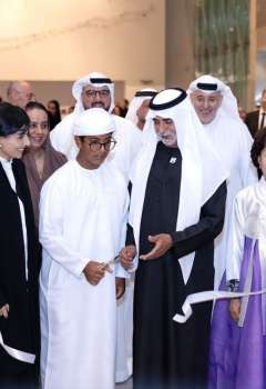Nahyan bin Mubarak inaugurates ‘Layered Medium